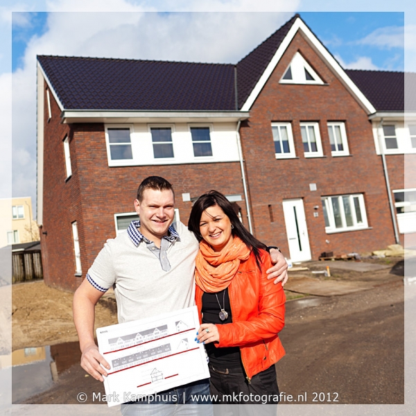 Danny & Mandy - blij met hun nieuwe huis op Kroon