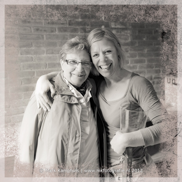 mn moedertje samen met Riny