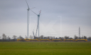 demontage uitgebrande windturbine | Liebherr LG1800