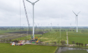 demontage uitgebrande windturbine | Liebherr LG1800